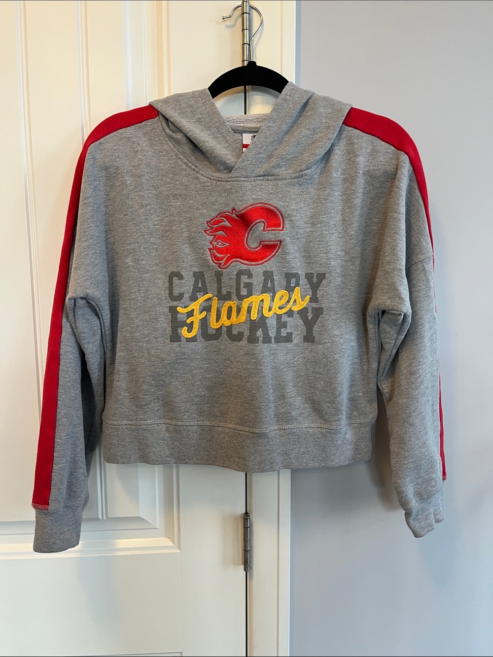 Calgary Flames NHL Cropped Hoodie XL(16)